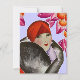 Invitación Té de la tarde de brunch de moda Lady Invich