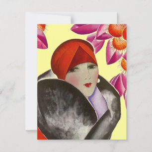 Invitación Té de la tarde de brunch de moda Lady Invich