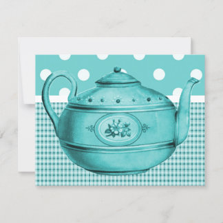 Invitación Té de novia retro