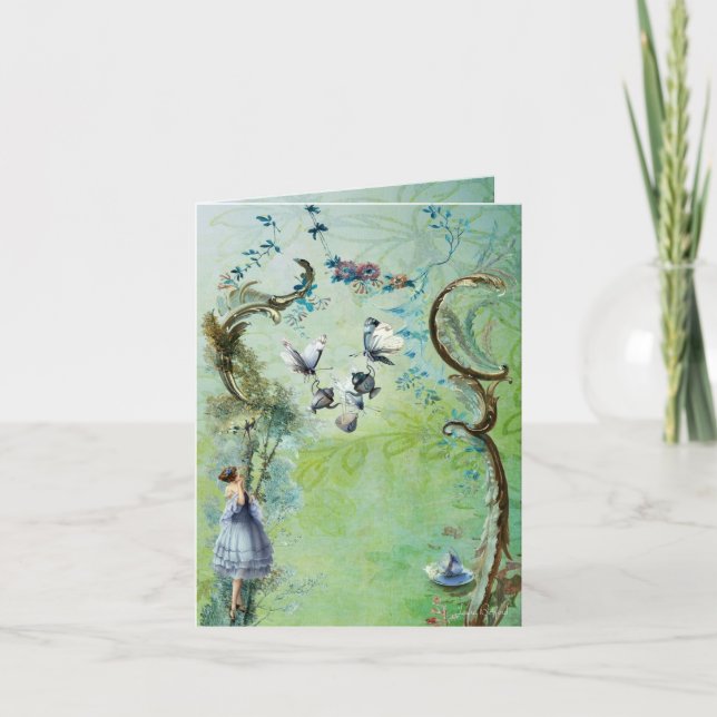 Invitación Té de primavera (Anverso)