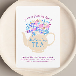 Invitación Té del Día de la Madre