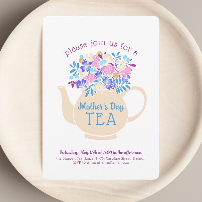Invitación Té del Día de la Madre (Subido por el creador)
