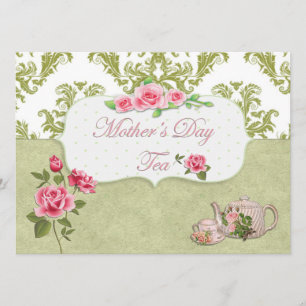 Invitación Té del día de madre