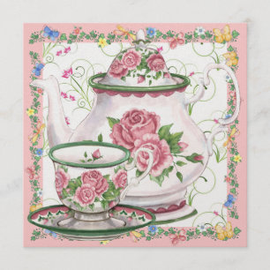 Invitación Té elegante / Café - SRF