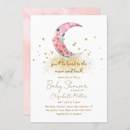 Invitación Te encantará la Luna y el Baby Shower