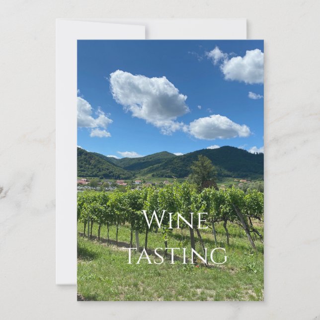 Invitación Te invitamos a catas de vino el 25.07.2026 (Anverso)