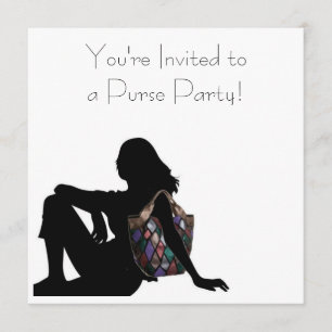 Invitación ¡Te invitan a un Fiesta de bolsos!