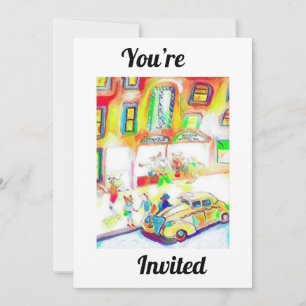 Invitación Te invitan a una noche en la ciudad