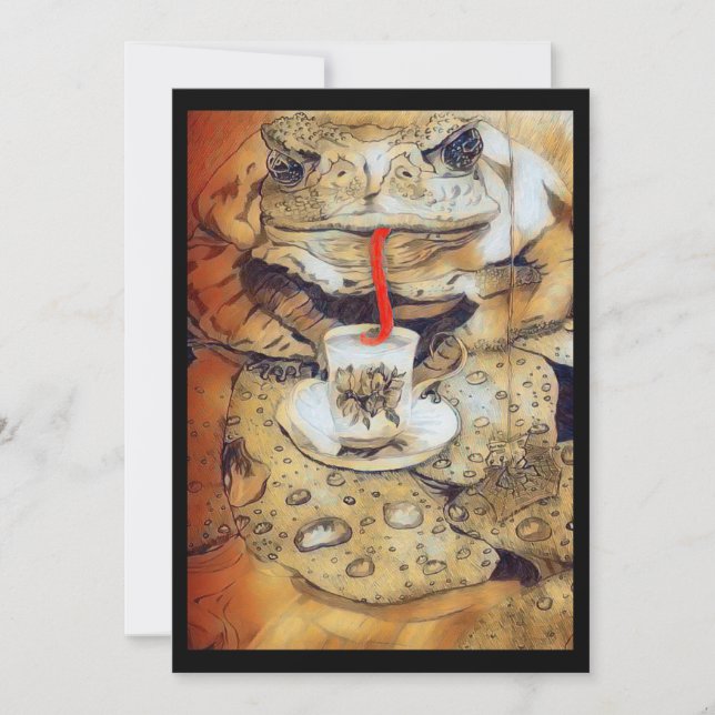 Invitación Te invitan cordialmente al té 🫖 (Anverso)