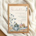 Invitación Té nupcial Victoriano Vintage Floral Bridal Shower<br><div class="desc">Entrar en un mundo de elegancia refinada con nuestras invitaciones a la ducha de novias con el "té de novia", celebración que rinde homenaje a la gracia eterna de la era victoriana y a la opulencia de la Edad de Oro. Este diseño de inspiración vintage, adornado con delicados motivos florales...</div>