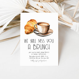 Invitación Te Perderemos Un Brunch De Jubilación De Brunch
