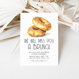 Invitación Te Perderemos Un Brunch De Jubilación De Brunch