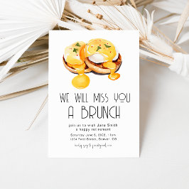 Invitación Te Perderemos Un Brunch De Jubilación De Brunch