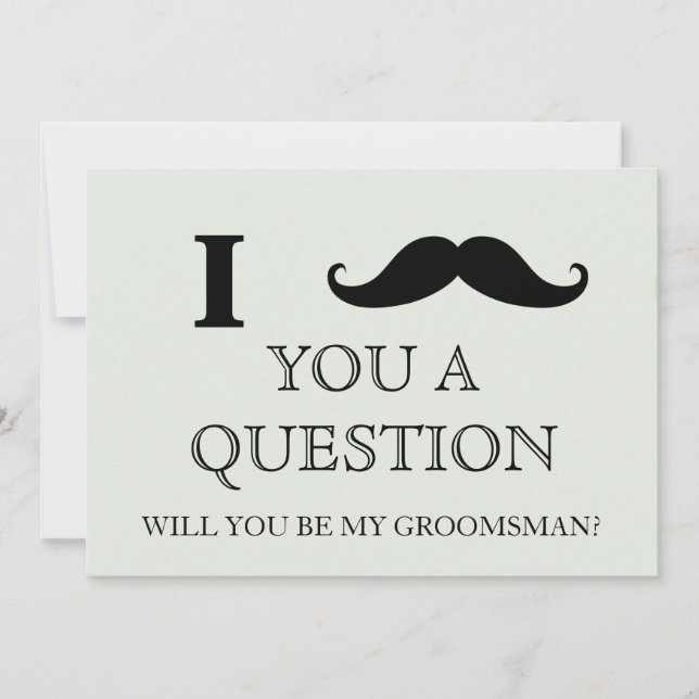 Invitación Te pregunto si serás mi Groomsman. Inv (Anverso)