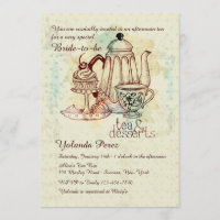 Té y postres invitados