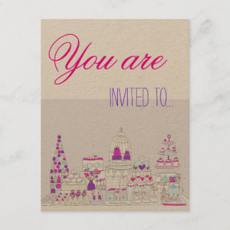 Invitación Tea Fiesta