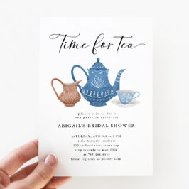 Invitación Tea Fiesta Bridal Shower