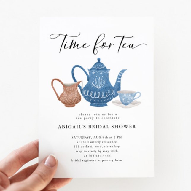 Invitación Tea Fiesta Bridal Shower (Subido por el creador)