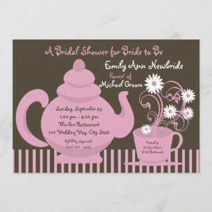 Invitación Tea Fiesta Bridal Shower