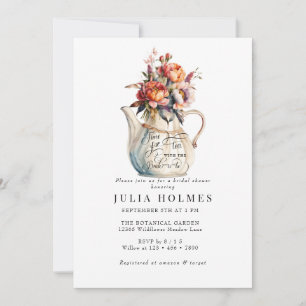 Invitación Tea Fiesta Floral Classic Bridal Shower