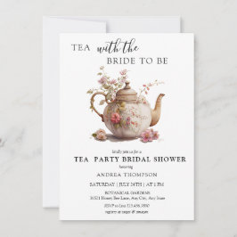 Invitación Tea Fiesta | Tea Bridal Shower