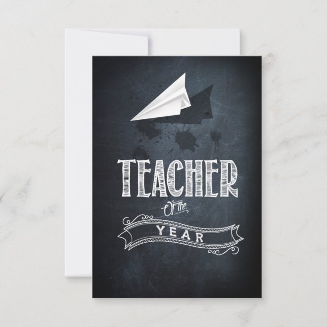 Invitación Teacher of the year (Anverso)