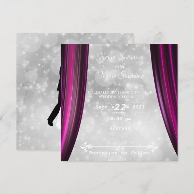Invitación Teatro (Anverso / Reverso)