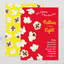 Teatro de Cine de Popcorn Niños Fiesta de cumpleañ