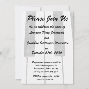 Invitación teclas de teclado eléctricas arañan música rayada