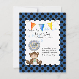 Invitación Teddy Bear Baby Show Invitation