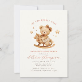 Invitación Teddy Bear Baby Shower Invitation