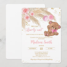 Teddy Bear Baby Shower Invite
