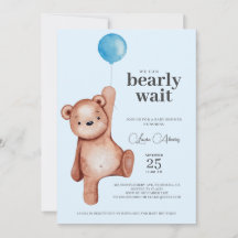 Teddy Bear Boy Baby Shower