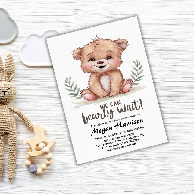 Invitación Teddy Bear Boy Chica Baby Shower (Subido por el creador)