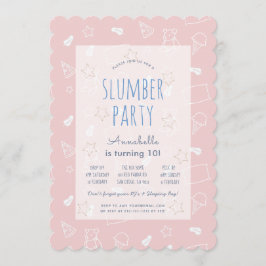 Invitación Teddy Bear Crema de Hielo Fiesta de madera rosa Cu