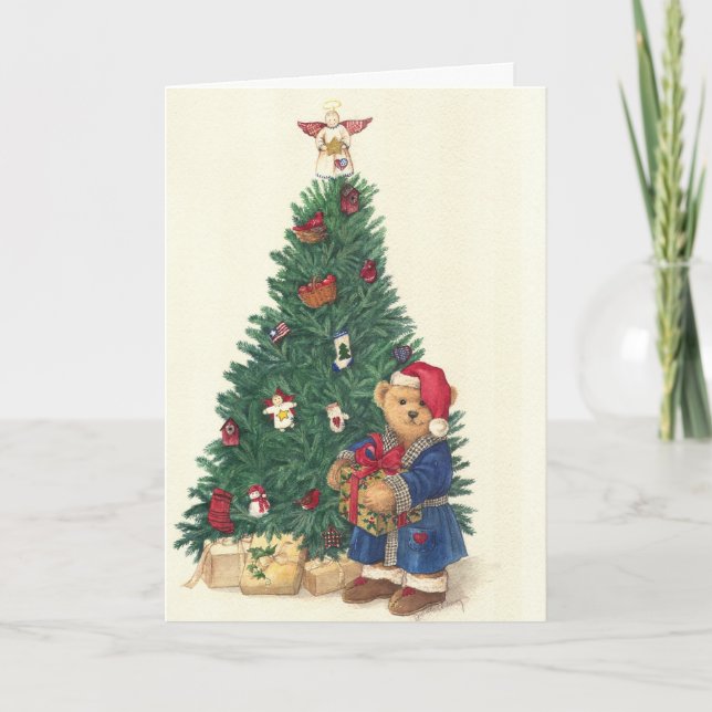 INVITACIÓN TEDDY BEAR HOLIDAY PARTY INVITE (Anverso)