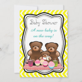 Invitación Teddy Bear Picnic Baby Shower