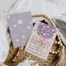 Teddy Bear Violet Rosa Bebé Chica Ducha