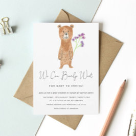 Invitación Teddy Bearly Wait Baby Shower
