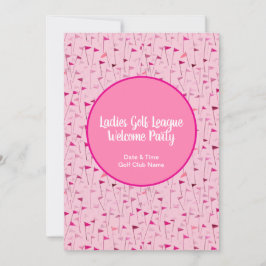 Invitación Tee Time Celebration – League Party Invite