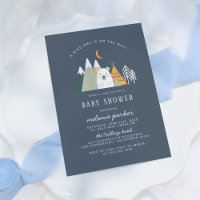 Teepee & Mountains Wild One Bear Baby Shower