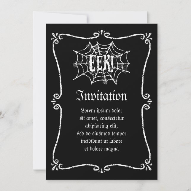 Invitación Telaraña EEK (Anverso)