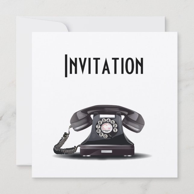 Invitación Teléfono (Anverso)