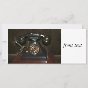 Invitación Teléfono de acceso telefónico de vieja época