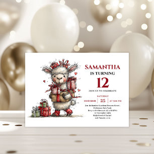 Invitación Tema adorable y caprichoso de animales para cumple