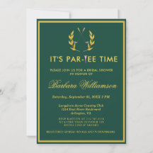 *Tema Clásico Elegante de Golf para Despedida de S
