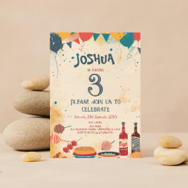 Invitación Tema De Barbacoa I Personalizado Foto Fiesta De Cu