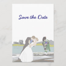 Tema de boda celta escocesa, Save the Date