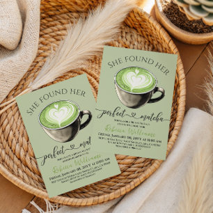 Invitación Tema de café moderno, combinación perfecta de Matc