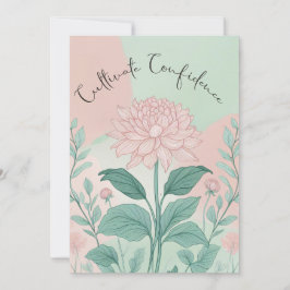 Invitación Tema de confianza de cultivo